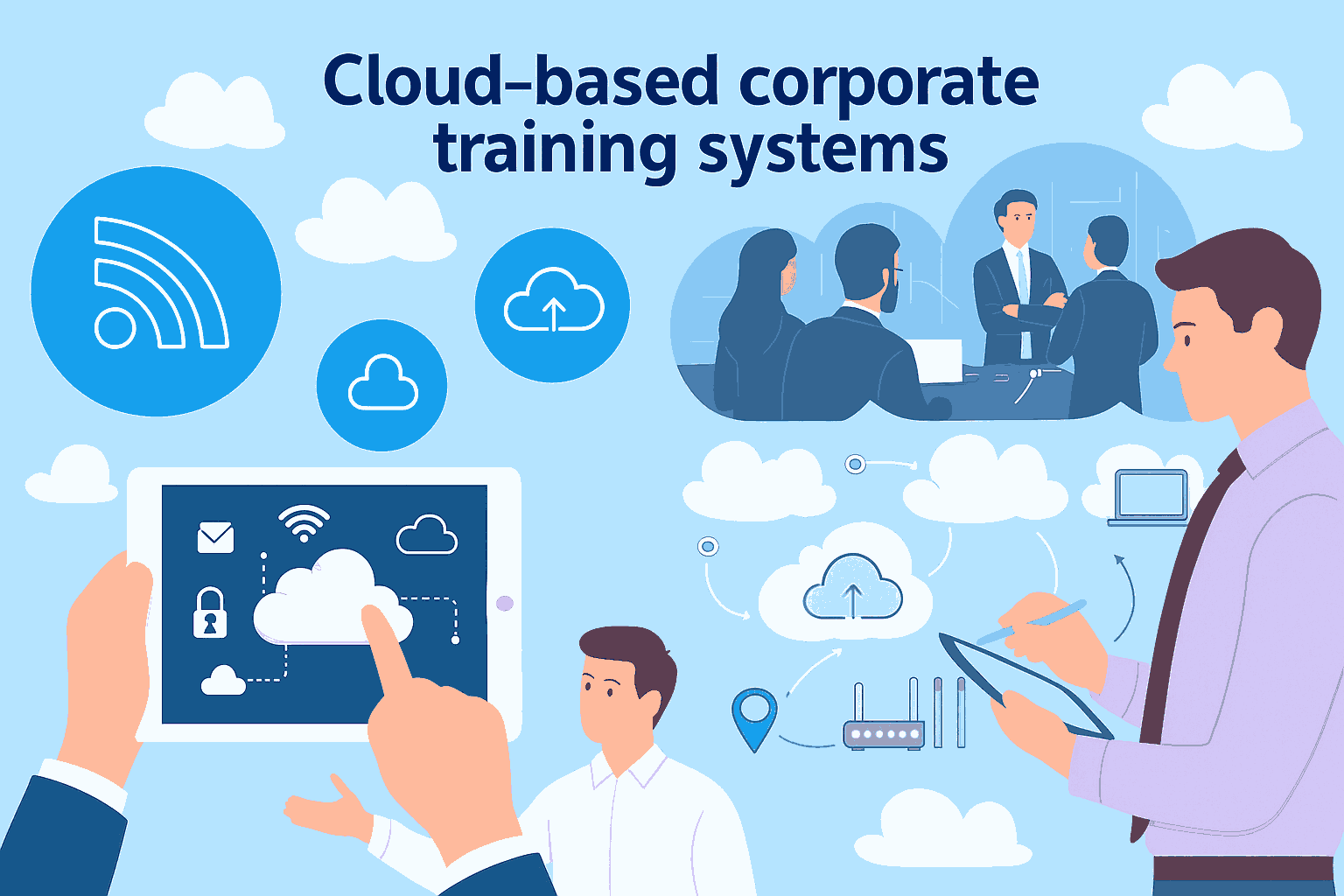 Cloud-Based Corporate Training Systems